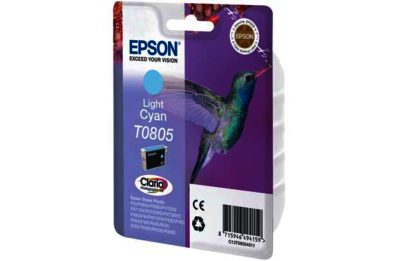 Epson T0805 Hummingbird Standard Ink Cartridge - Light Cyan